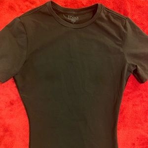 Spanx Cotton Compression Crew Neck size S